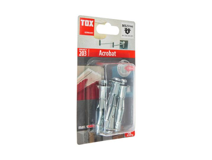 Tox Metall-Hohlraumdübel Acrobat ⌀ 10 mm 4 Stück