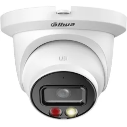 Dahua CCTV 4MP Smart Dual Light Fixed-focal Eyeball WizSense Network Camera, DH-IPC-HDW2449TMP-S-IL- (2688 x 1520 Pixel), Netzwerkkamera, Weiss