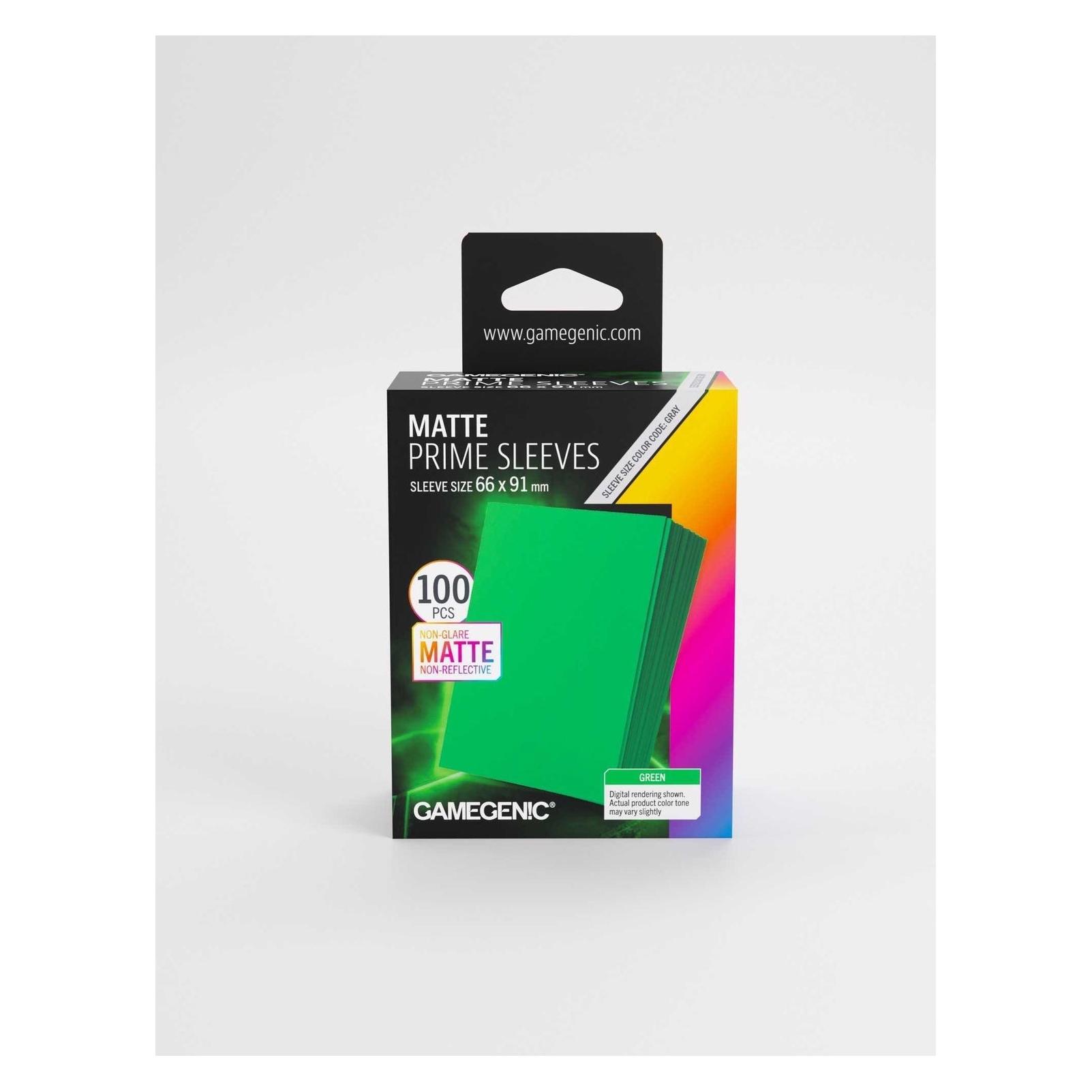Gamegenic : Matte Prime Sleeves Green (66x91 mm) 100 sztuk (4251715419526-4251715419526)