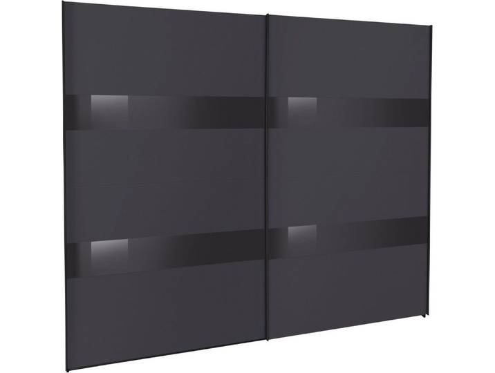 Wimex Schwebetürenschrank Altona mit Glaselementen und zusätzlichen Einlegeböden