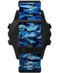Shearwater TERIC Nylon Strap Kit - Marina Blue Shark CAMO (Long)