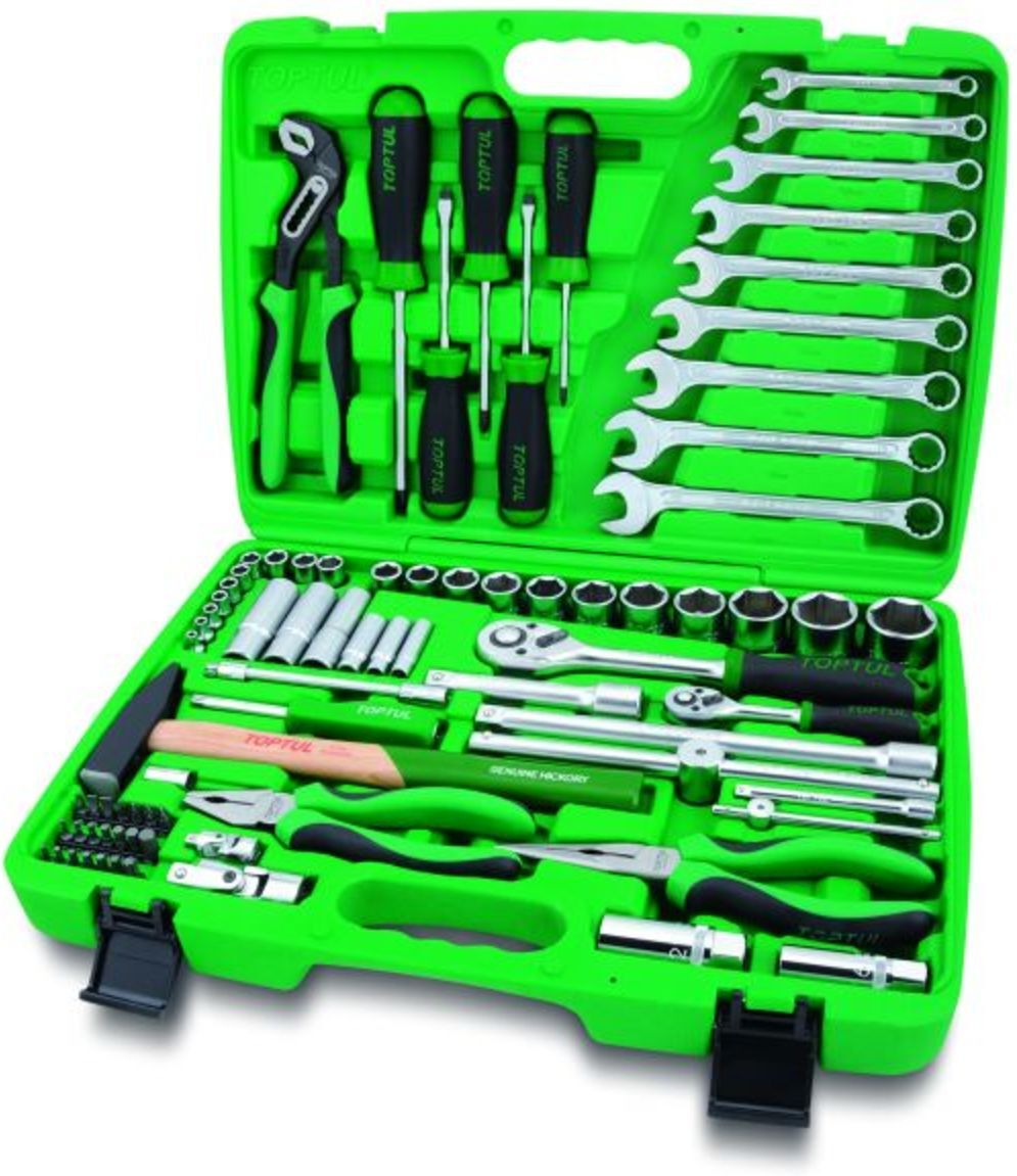 Werkzeugkasten TOPTUL 1/4 zoll 1/2 zoll 80 teilig