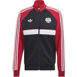 ADIDAS Herren Fanjacke Eintracht Frankfurt FC Originals Track Top, Größe S in Schwarz Schwarz