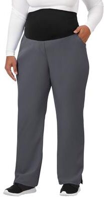 Plus Size Women's Jockey Scrubs Women's Ultimate Maternity Pant by Jockey Encompass Scrubs in Charcoal (Size M(10-12))