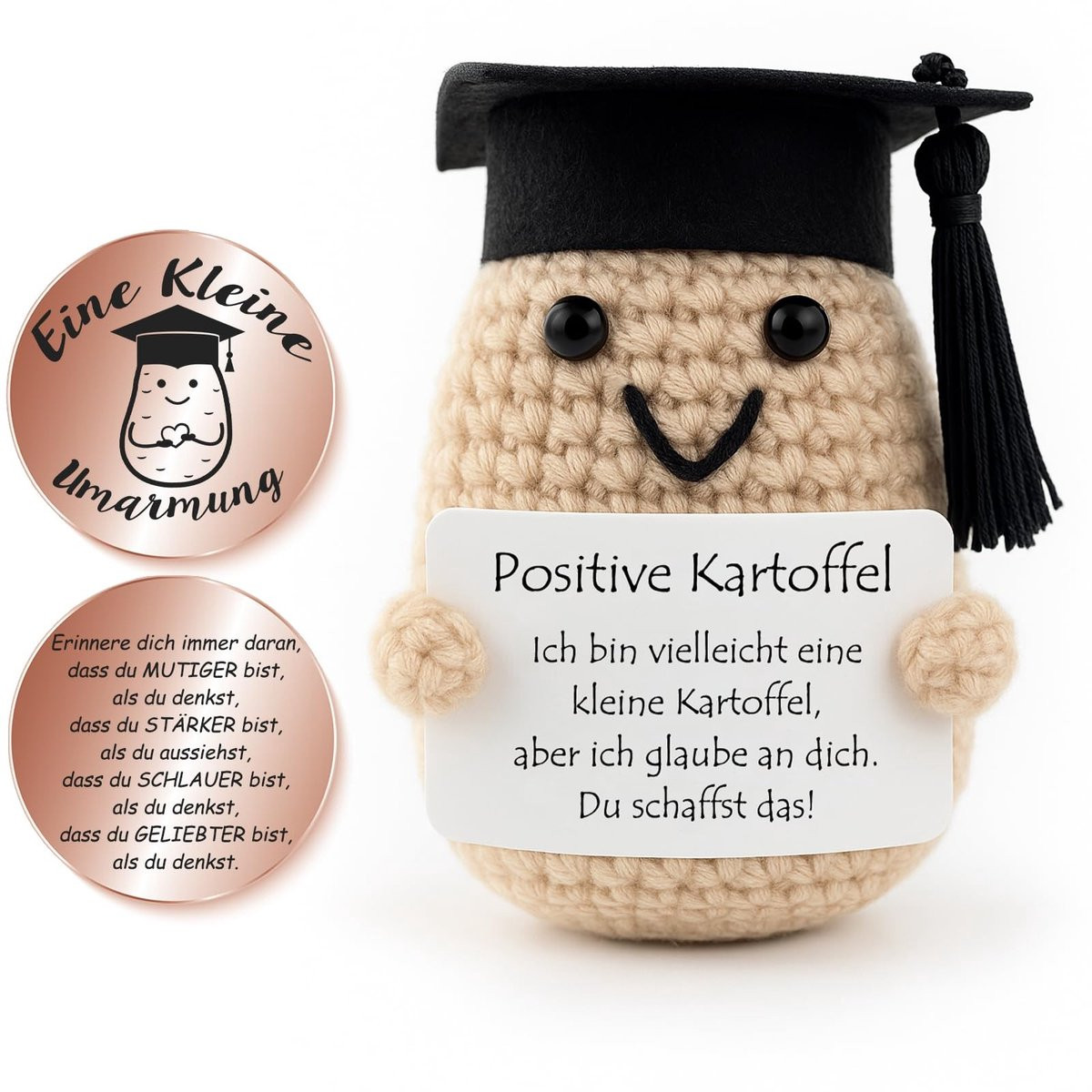 Knuffel Aardappel - Creatieve Wollen Decoratie voor op tafel