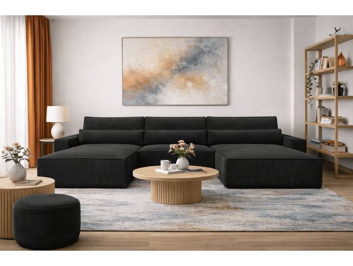 Myhomelando Wohnlandschaft Wohnlandschaft Brazil, mit Bettkasten, Schlaffunktion