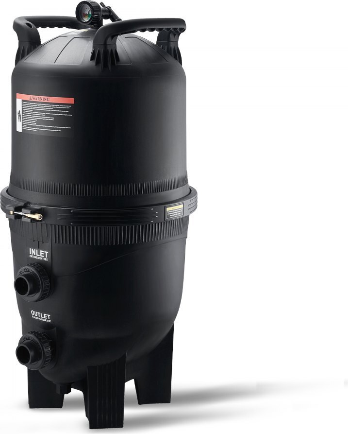 Poolfilter-Kartusche Deluxe - 49 m² Filterfläche - Einbau-Poolfilter für oberirdische Schwimmbäder - Filtrationsfiltersystem mit Upgrade-Filter und Leckschutz - Für Whirlpools, Spa und aufblasbare Pools.