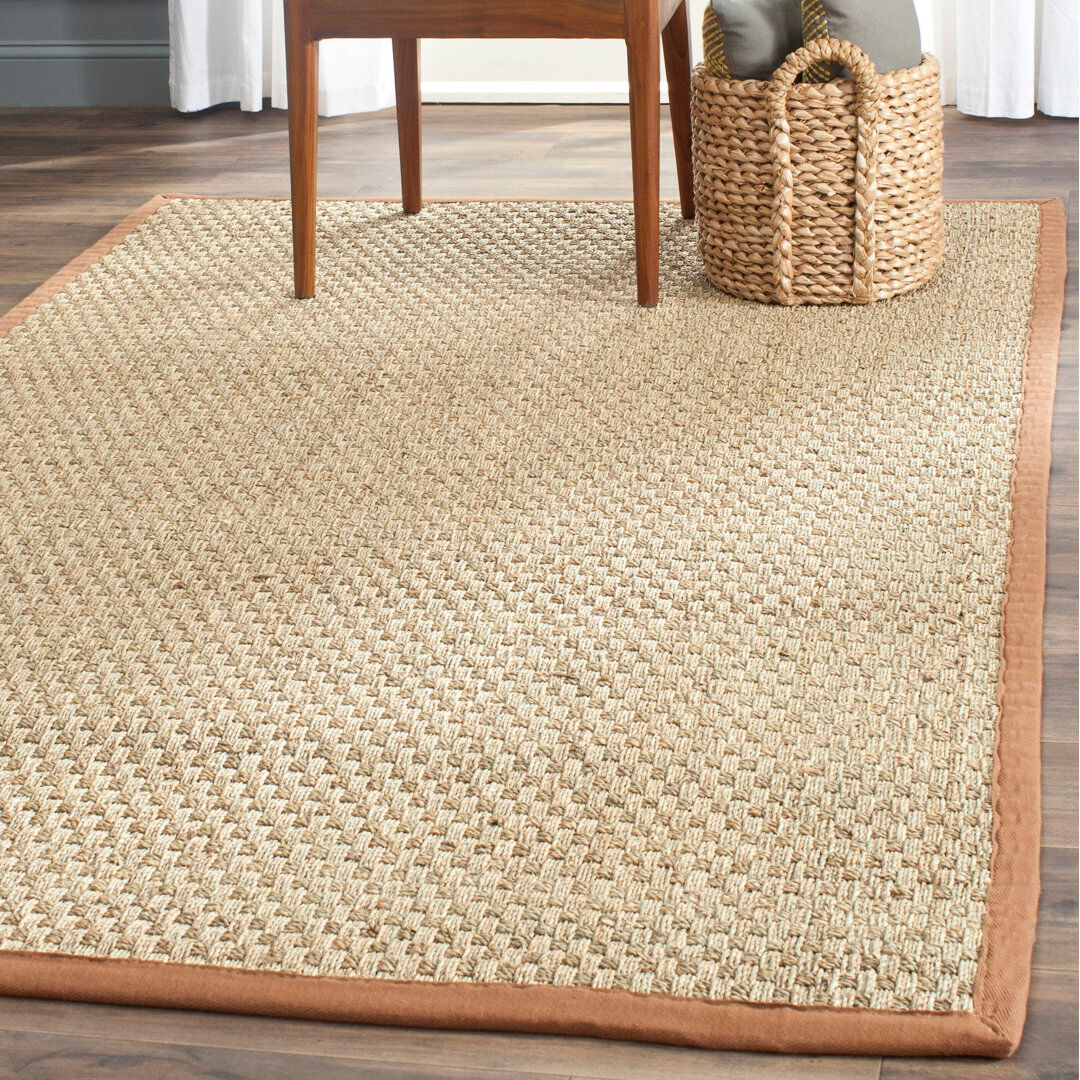 Highland Dunes Delapena Area Rug Natural/Brown Rectangle 122 x 183 cm