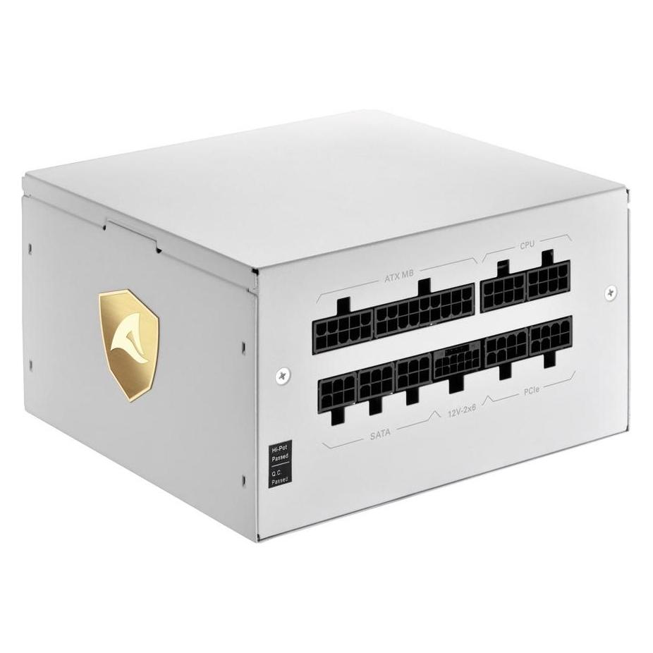 Sharkoon Rebel P20 1000 White (weiss, 1x 12 Pin High Power Anschluss, 4x PCIe, Kabelmanagement, 1000 Watt) (1000 W) (4044951042425)