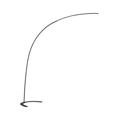 TRIO LEUCHTEN LED Bogenlampe "SHANGHAI", schwarz, 1, H: 210cm, 1 Stk., Leuchten, mit Fußdimmer, LED Bogenlampe