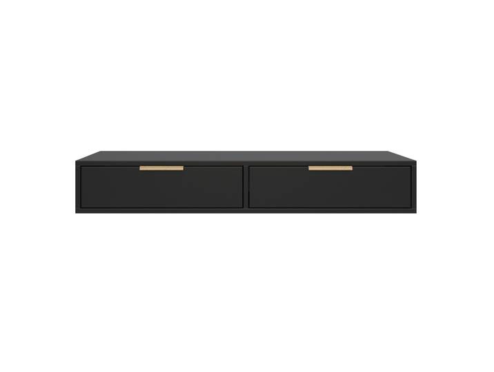 Selsey Vena - Coiffeuse 2 Tiroirs - 110 Cm - Noir