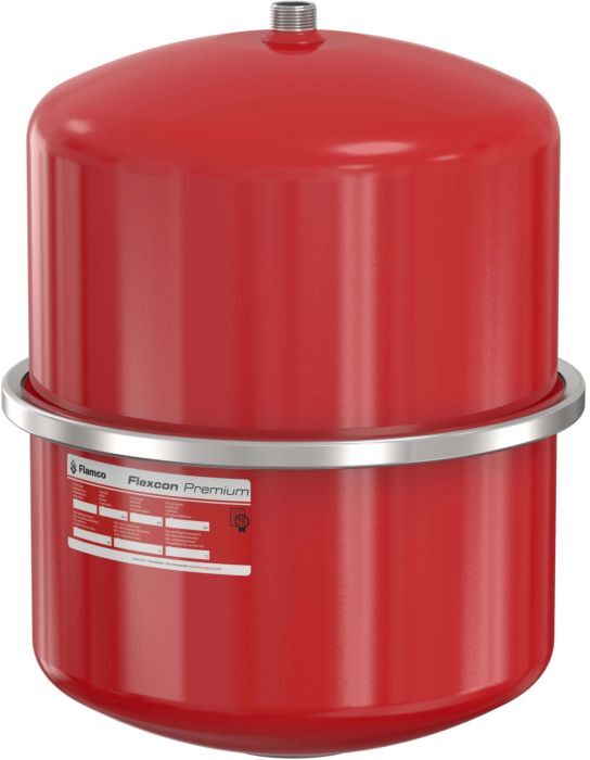 Flamco Flexcon Druckausdehnungsgefäß 16952 25 l, 6 bar, R 3/4, Vordruck 2,5 bar, rot