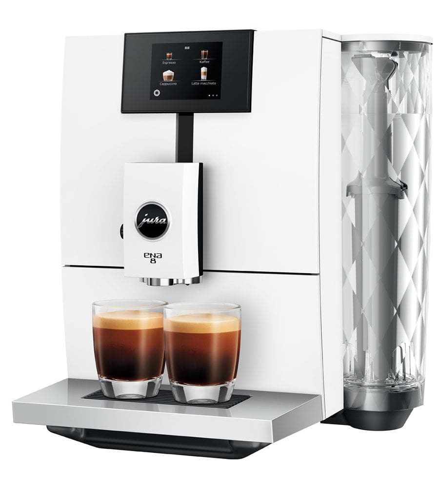 JURA ENA8 Kaffeevollautomat 15 bar 1,1 l 125 g AutoClean (Full Nordic White (EC)) 15491