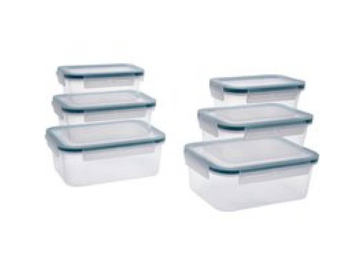 SILVERCREST® Set de 6 boîtes de conservation (rectangulaire)