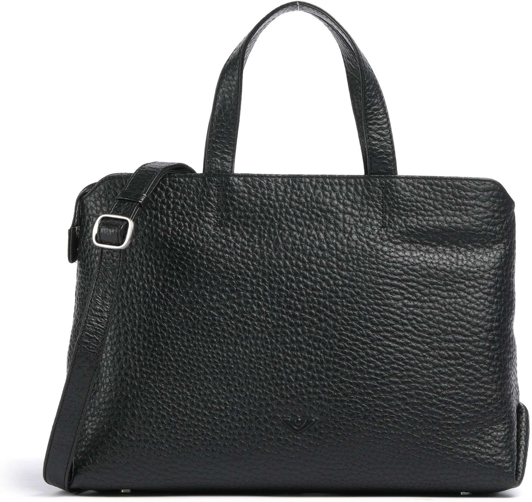 Voi Hirsch Winona Handtasche aus Leder, schwarz