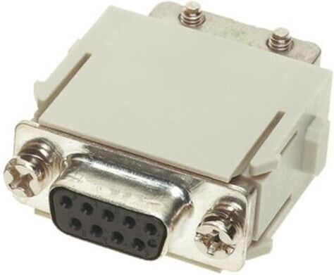Harting Insert de connecteur D-Sub mâle, 9 pôles 09140093101 (09140093101)