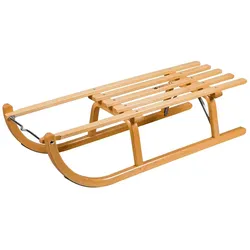 Ress Davos Holzrodelschlitten hellbraun 115 cm