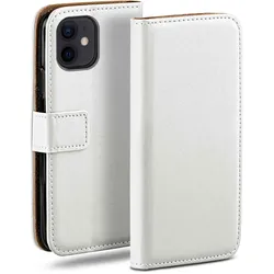 moex Book Case für iPhone 12 Klapphülle mit Kartenfach