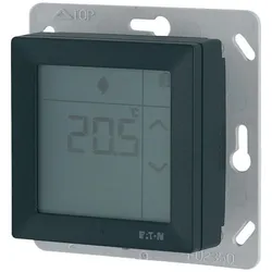 Eaton 187709 Raumcontroller Touch, anthrazit, matt, mit Universal-Firmware für Bridge CRCA-00/09