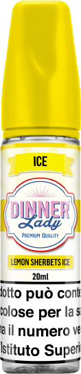 Dinner Lady Lemon Sherbets Ice Liquido Shot 20ml Sorbetto Limone Ghiaccio