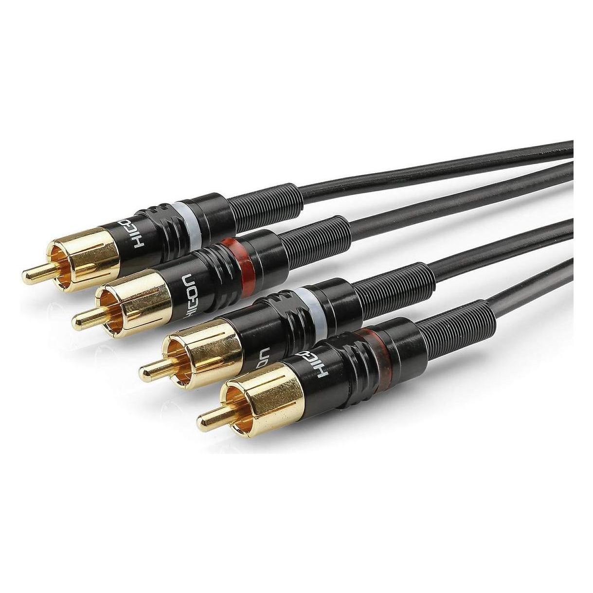 Sommer Cable HBP-C2-0060 Klinke / Cinch Audio Anschlusskabel (2x Cinch-Stecker - (0.60 m, Cinch Kabel) (HBP-C2-0060)