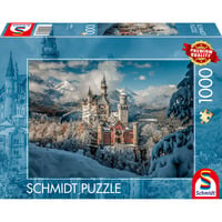 Winterliches Schloss Neuschwanstein, Puzzle 1000 Teile
