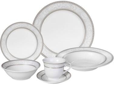 Lorren Home Trends 'Sirena' 24-piece Porcelain Dinnerware Set