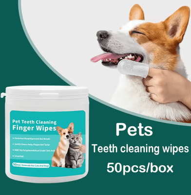 Inspire Curations FreshPaw Dental Finger Wipes Disposable Pet Teeth Cleaning Wipes For Dogs & Cats FreshPaw Dental Finger Wipes Disposable Pet Teeth Cleaning Wipes For Dogs & Cats