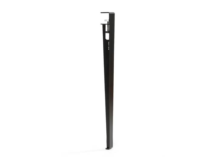 TipToe - Tisch- und Schreibtischbein H 75 cm, graphitschwarz