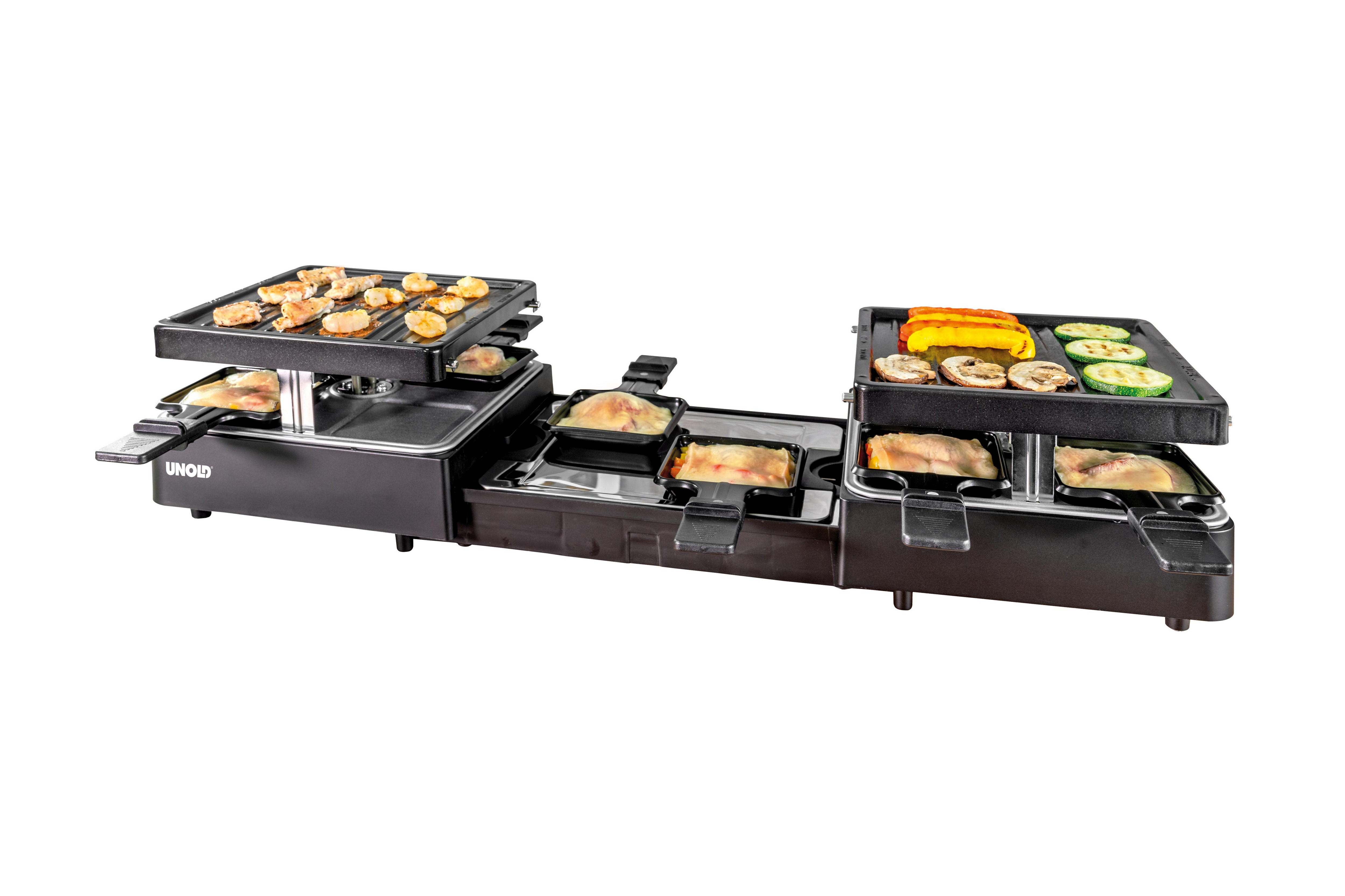 Unold AG Unold 48755 Raclette Extandable 1.300 Watt schwarz