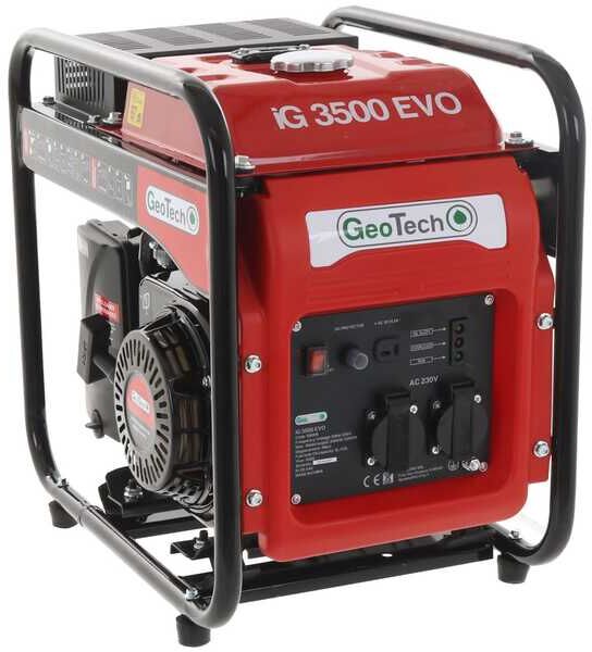 Geotech iG 3500 EVO - Benzin Inverter-Stromerzeuger 3.5 kW - Dauerleistung 3.2 kW - 230V