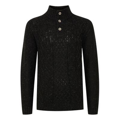 Troyer INDICODE "Troyer IDBenat", Herren, Gr. XL, schwarz, Obermaterial: 100% Polyacryl PAN., Pullover Troyer
