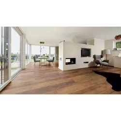 ter Hürne Grand Edition Dureco-Boden Eiche Tonga Silent linear-gebürstet Lange Landhausdiele 2003x245x7 mm