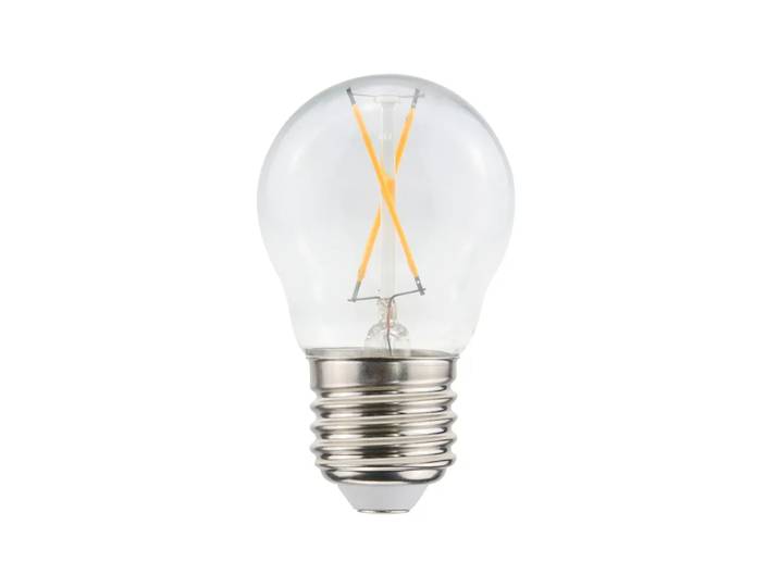 Airam Airam Filament LED-gloeilamp lichtbron helder, niet dimbaar, 2-filament e27, 1w