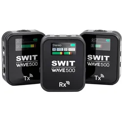 Swit WAVE500 Wireless 2.4G Microphone with Screen, 1Tx+2Rx, Mikrofon
