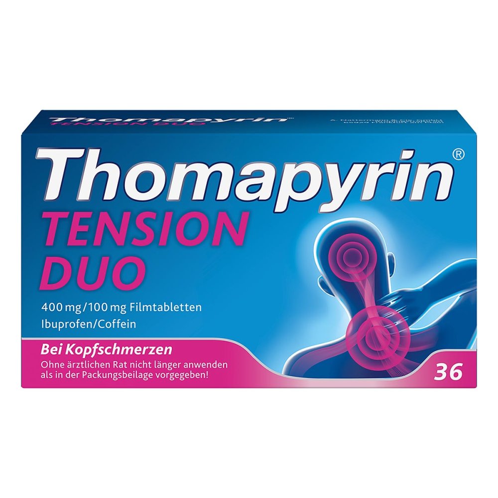 A. Nattermann & Cie GmbH Thomapyrin TENSION DUO Kopfschmerztabletten 19383570