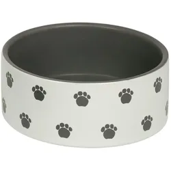 Nobby Keramiknapf Pata creme/grau Hundenapf 15 x 6 Centimeter