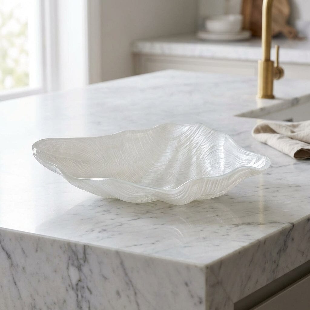 Darla Pearlised Shell Decorative Serving Dish
