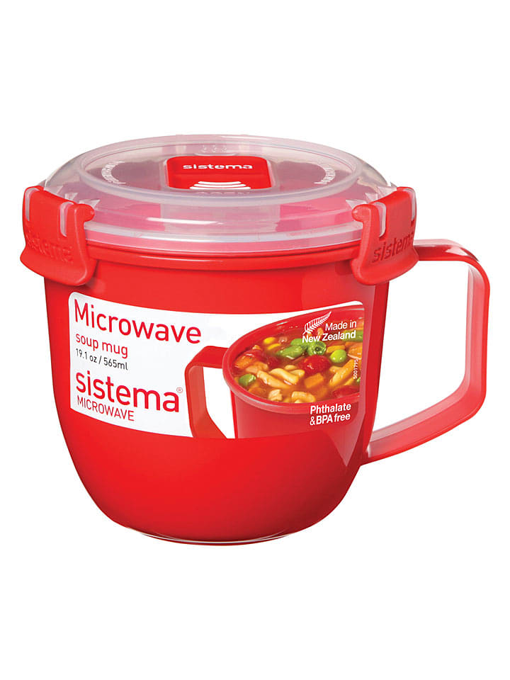 sistema Mikrowellen-Suppentasse ''Heat & Eat'' in Rot - 565 ml - onesize
