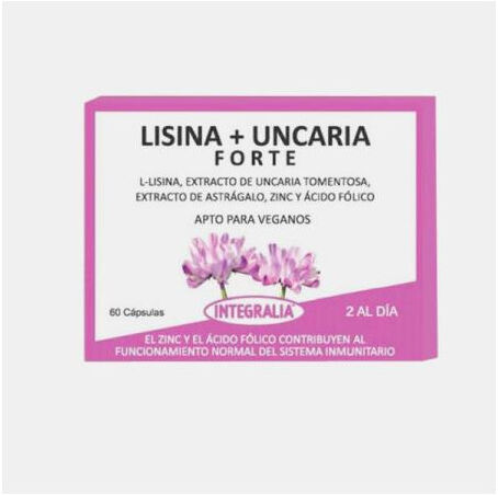 INTEGRALIA LISINA + UNCARIA FORTE 60 CAPSULAS