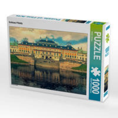 CALVENDO Puzzle Schloss Pillnitz 1000 Teile Lege-Größe 64 x 48 cm Foto-Puzzle Bild von Stefan Becker