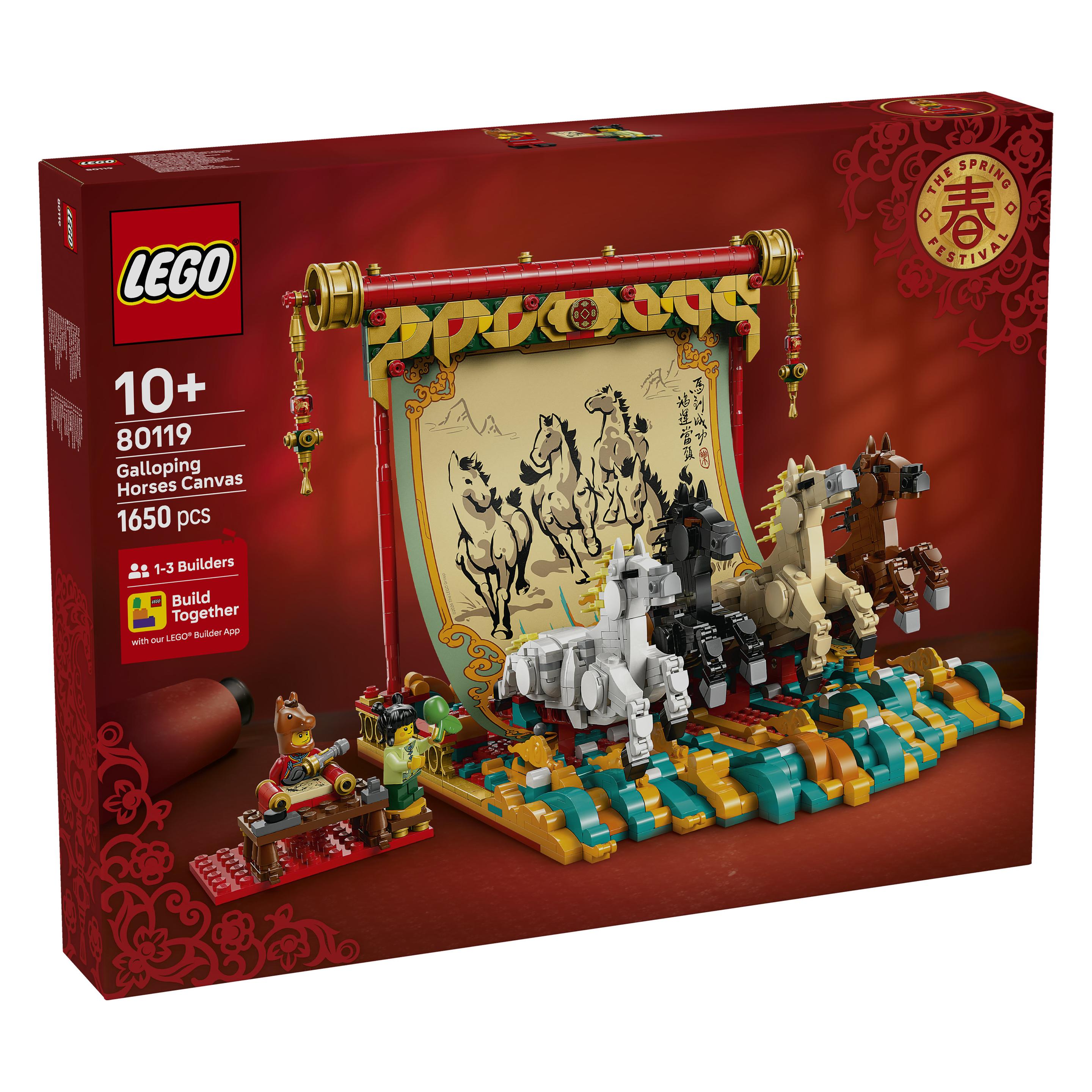 LEGO Anzeige mit galoppierenden Pferden (80119) (80119)