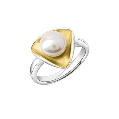 Fingerring CELESTA Gr. 54, weiß, Fingerringe, Damen, 054 (17,2), Silber 925 (Sterlingsilber), Fingerring