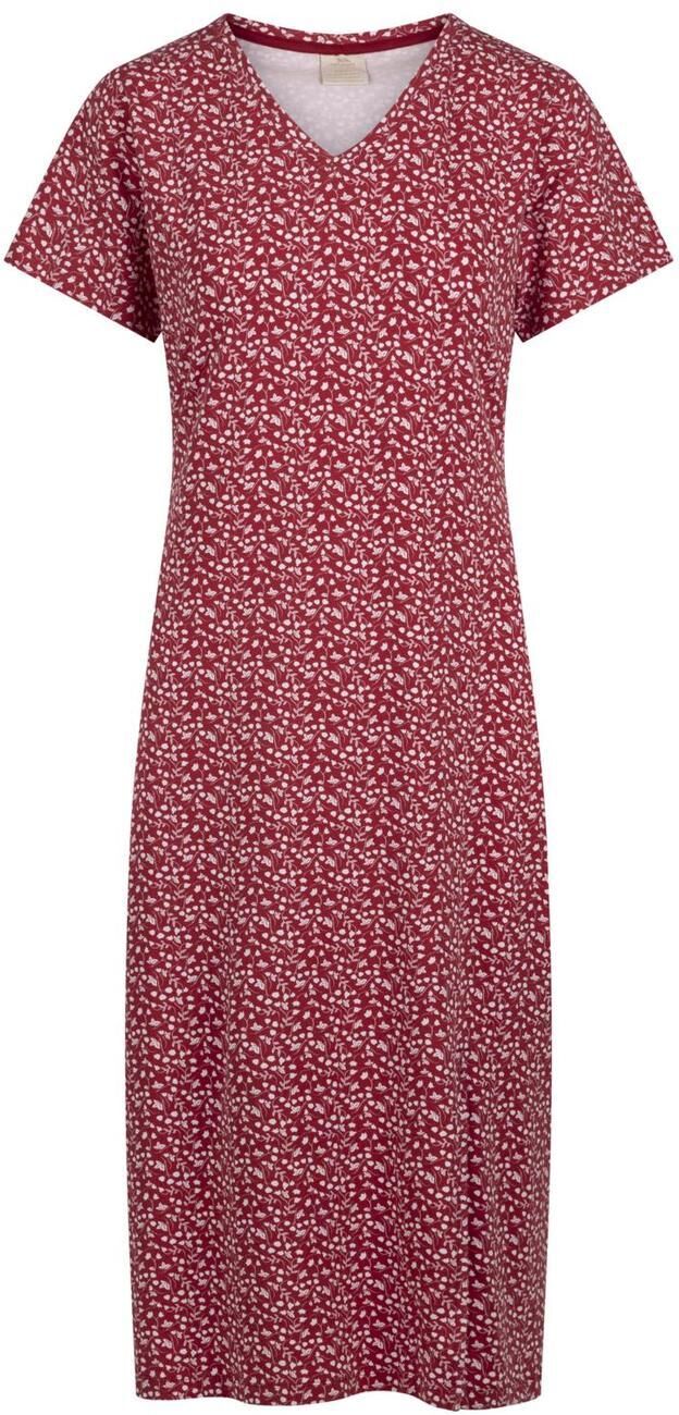 Trespass Lula - Female Casual Midi Dress Claret Print L