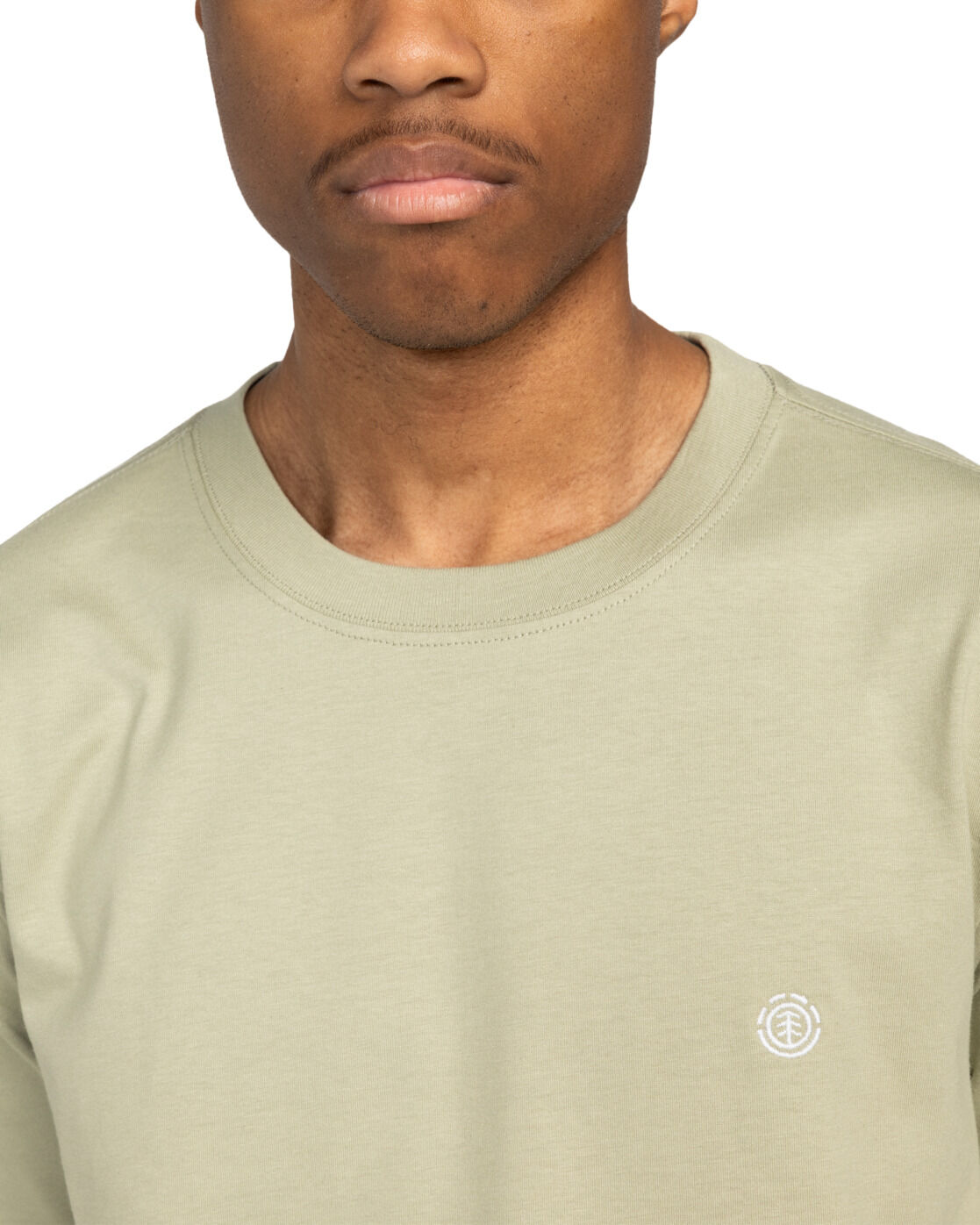 Sporttop ELEMENT "Icon Embroidery", Herren, Gr. S, grün (tea), Obermaterial: 100% Baumwolle., Tops Sporttop tea S