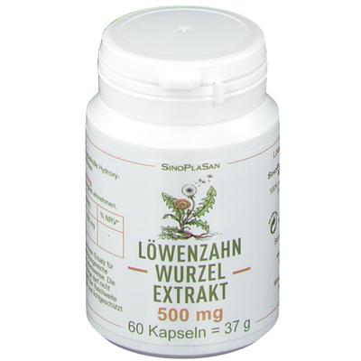 LÖWENZAHNWURZEL-Extrakt 500 mg Mono Kapseln 60 St