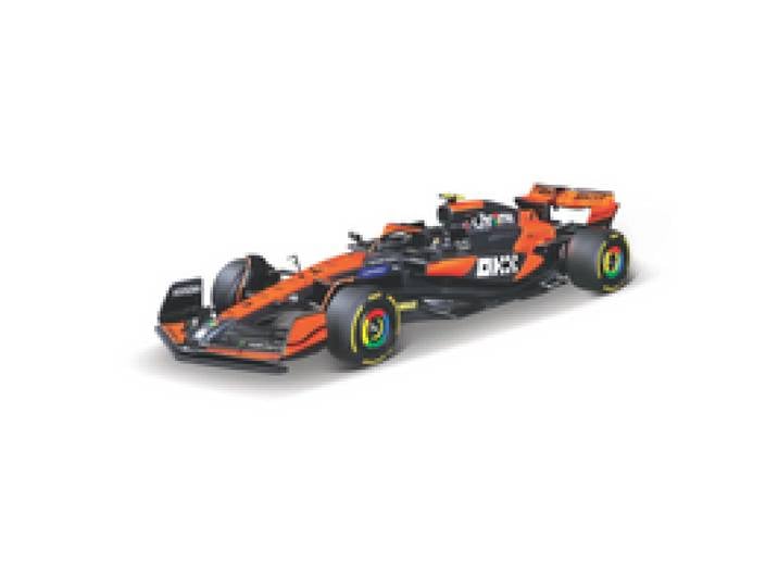 MAISTO TECH RC Voiture miniature F1 haut de gamme, 1:10. (McLaren MCL38 '24, 2,4 GHz)