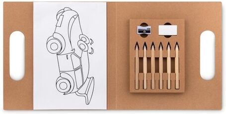 Set de coloriage personnalisé FOLDER2 GO papier beige
