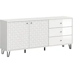 Sideboard Prisma Weiß hochglanz