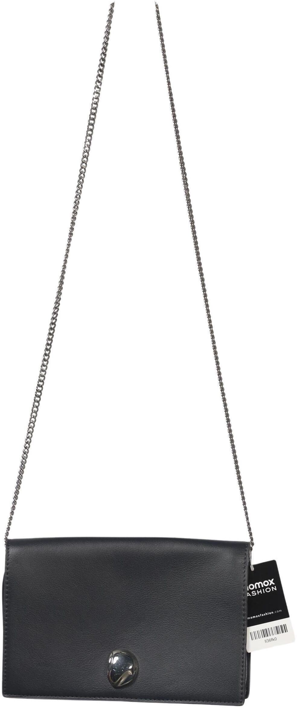 Zara Damen Handtasche klein, Schwarz, Kunstleder - Second Hand